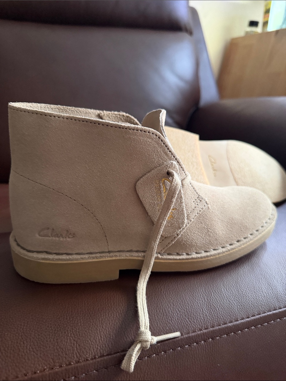 Clarks Originals Desert Boot in Tan Suede Womenβs 6.5